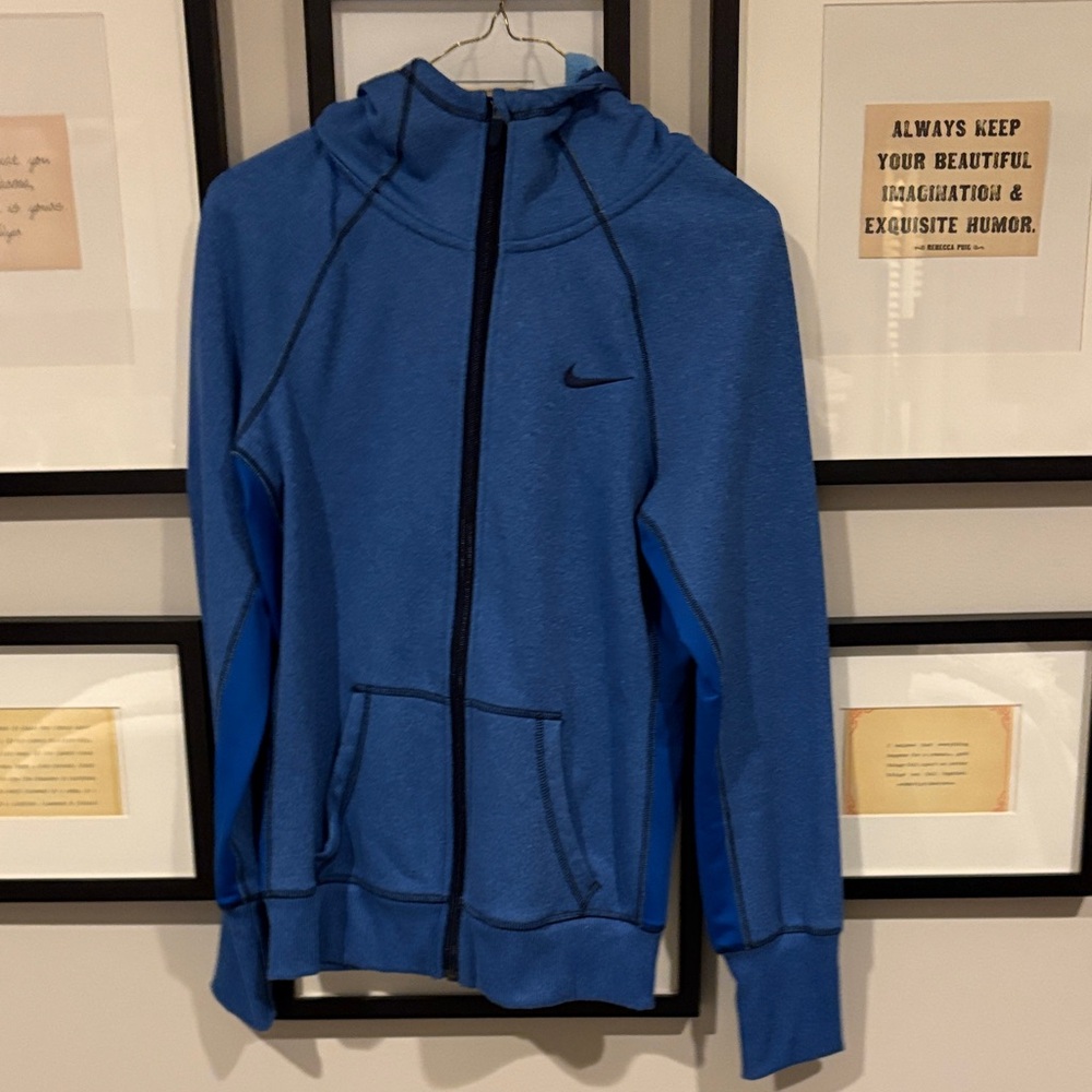 Nike Royal Blue Full-Zip Hoodie